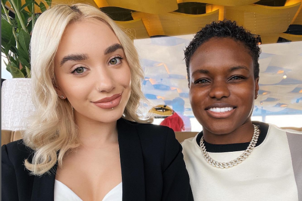 Boxer Nicola Adams & girlfriend Ella Baig proudly take newborn son home from hospital