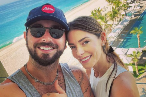 Baby joy: Twilight star Ashley Greene welcomes first child with husband Paul Khoury