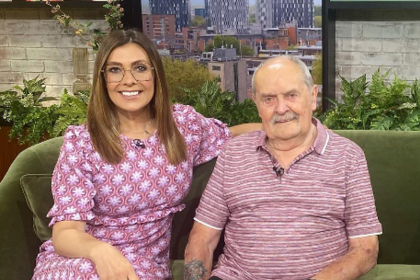 Soap star Kym Marsh posts touching clip of dad on ‘new journey’ for cancer treatment