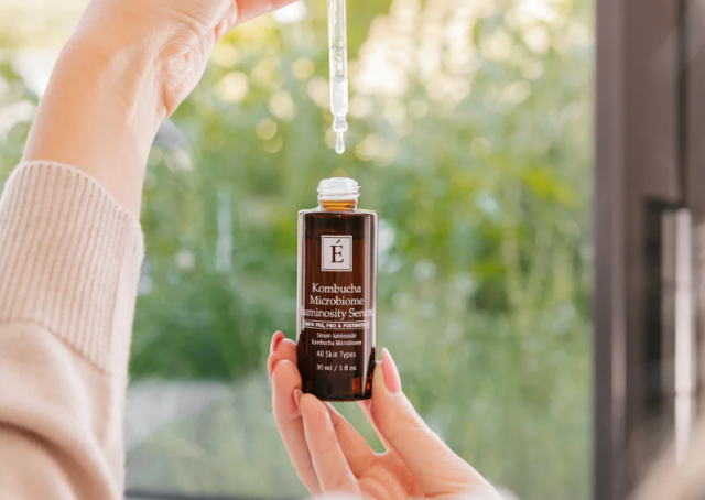 Achieve luminosity & visibly revitalised skin with Eminence’s new Kombucha Microbiome Luminosity Serum