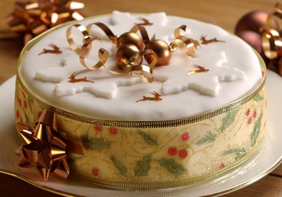 Easy light christmas cake