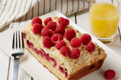 Tuesday Bake: Youve got to try this delish orange & raspberry coffee cake recipe