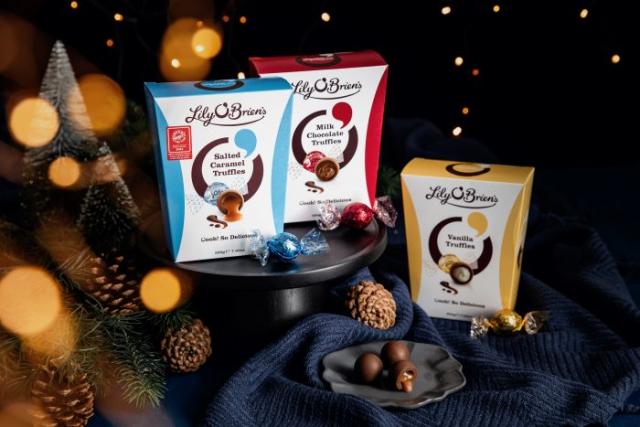 Lily O’Brien’s delicious chocolate truffles are sure to impress this festive season 