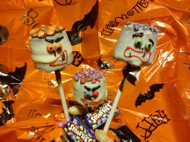 Scary smartie heads