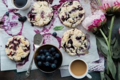 Veganuary recipe: Lemon and blueberry scones are the perfect midweek treat!