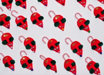 Candy cane mice