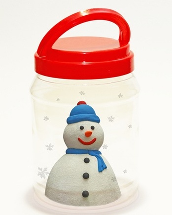 Christmas snow globe