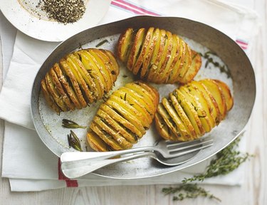 Hasselback tatties