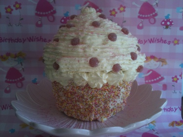 Giant cupcake