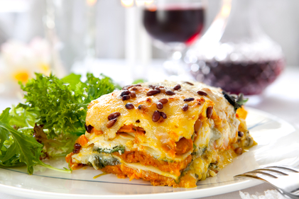 Butternut squash lasagne