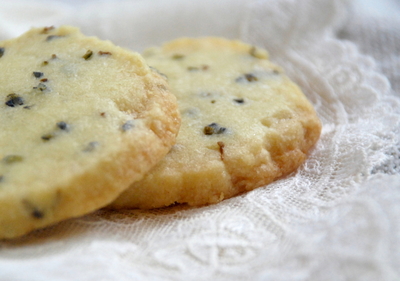 Lavender shortbread