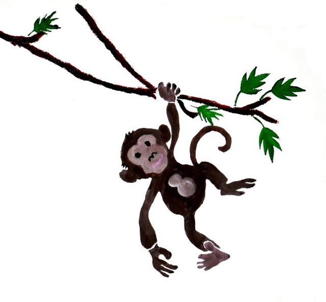 My 3 Monkeys Wall Stencils