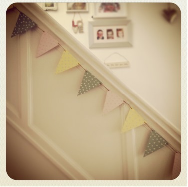 Little gems wooden bunting