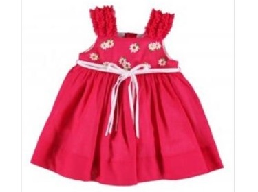 Mayoral Toddler Girls Fuchsia Pink Embroidered Dress