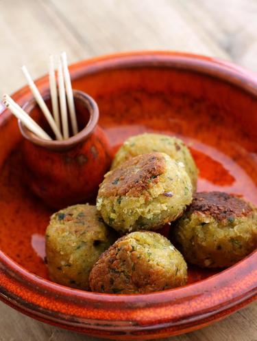 Spicy falafels