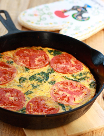 Tomato-spinach Frittata