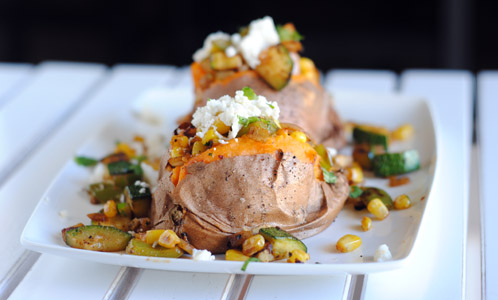 Potatoes with gueso fresco
