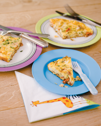 Sun-dried tomato frittata