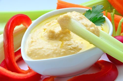 Veggies and hummus