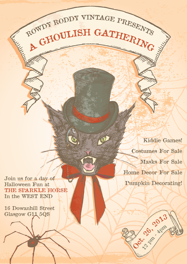 Ghoulish Gathering At Sparkle Horse hosted by Rowdy Roddy Vintage
