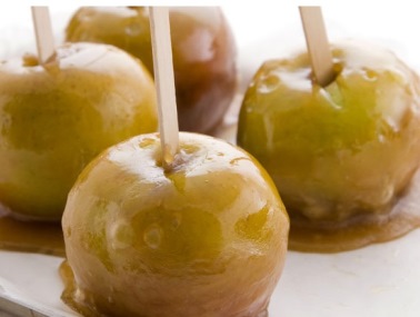 Halloween Toffee Apples