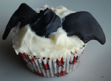 Bat Wing Cupcakes