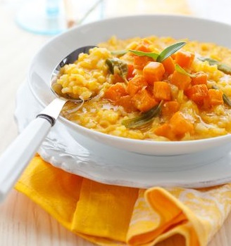 Pumpkin risotto