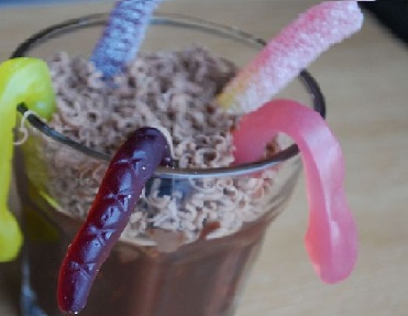 Worms in the mud