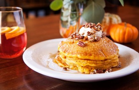 Pumpkin pancakes