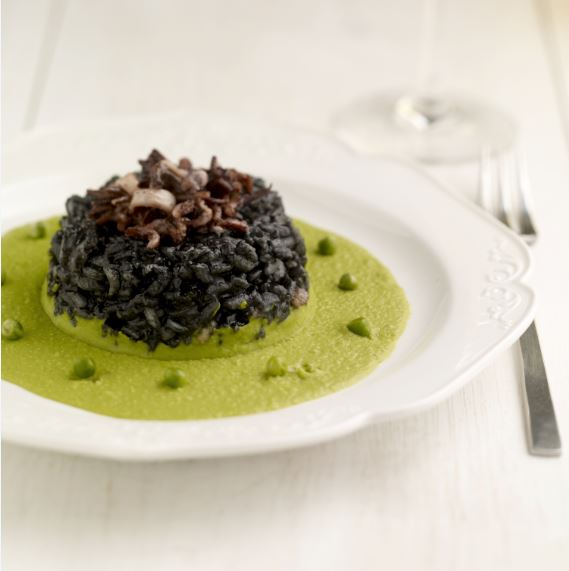 Risotto with Cuttlefish Ink