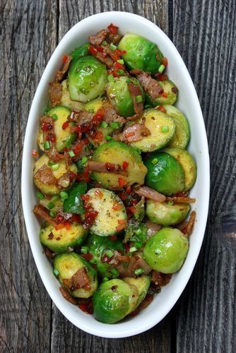 Parmesan and pancetta sprouts