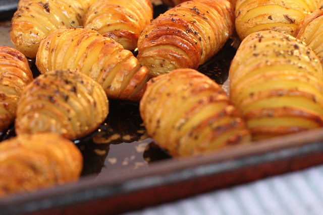 Hasselback potatoes