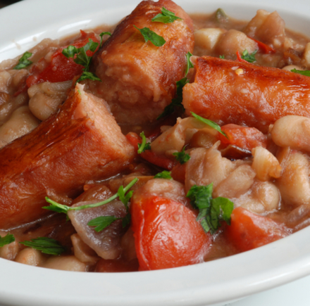 Sausage hotpot