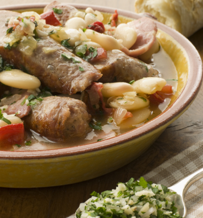 Sausage and bean stew