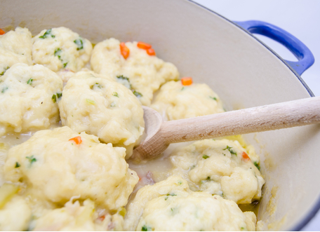  Pork casserole with dumplings