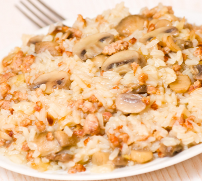 Mince and rice