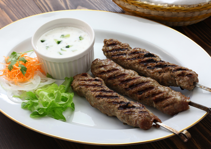 Simple lamb koftas