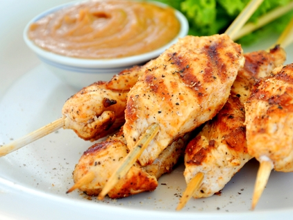 Simple chicken kebabs