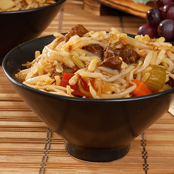 Lamb chow mein