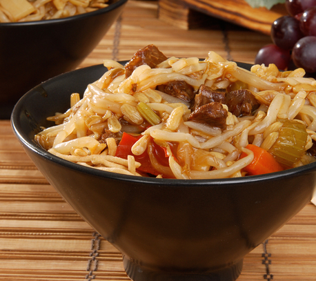 Lamb chow mein