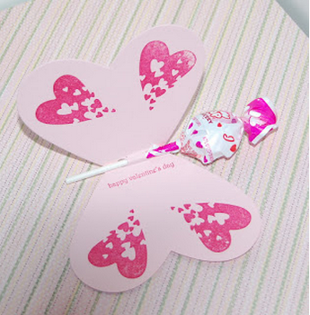 Love heart butterfly