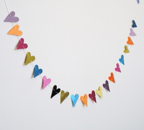 Heart bunting