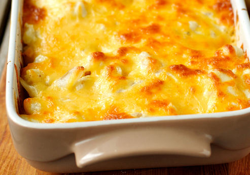 Cheesy potato bake