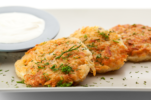 Potato and bacon patties