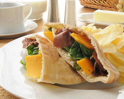 Beef pita pockets