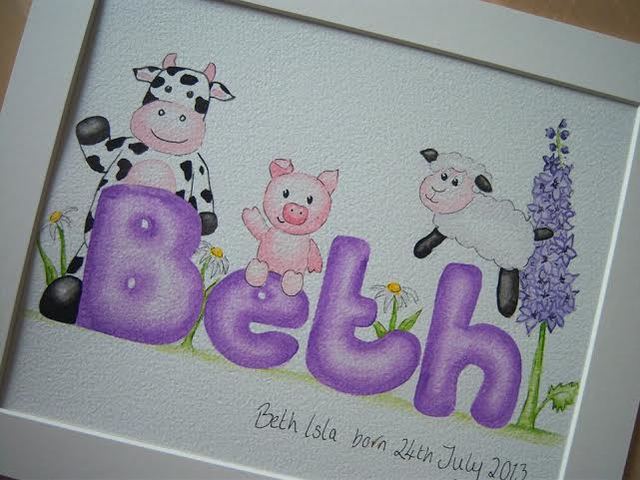 Nursery Name Paintings
