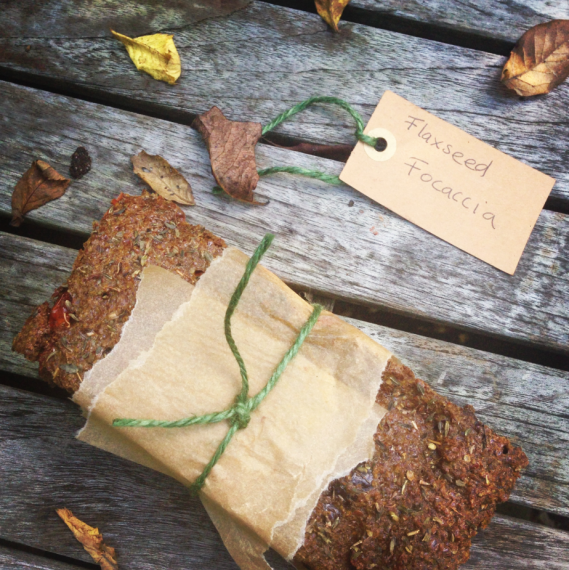Paleo flaxseed focaccia | MummyPages.uk