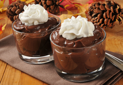 Indulgent gluten free chocolate pudding