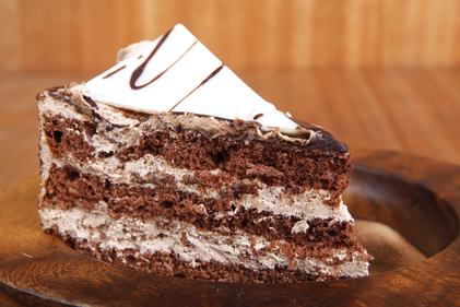 White chocolate cappuccino cake