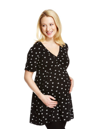 Butterfly print skater tunic